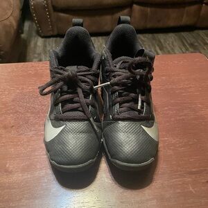 Nike Black and Gray Cleats